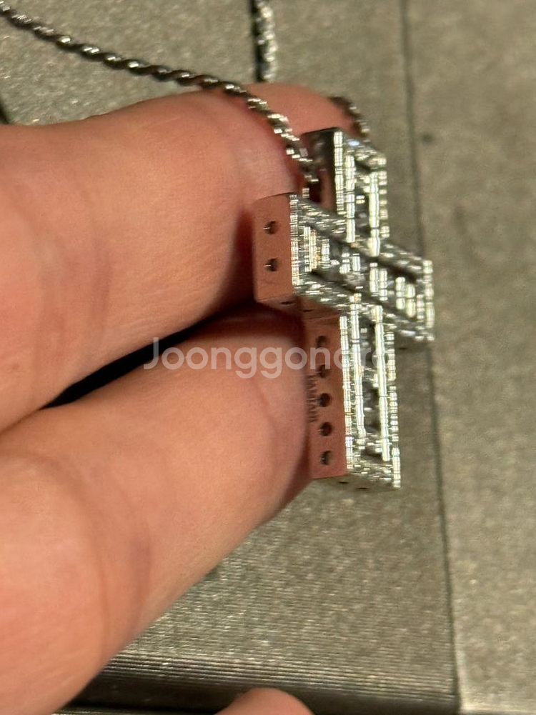 18k 천연다이아 목걸이--2