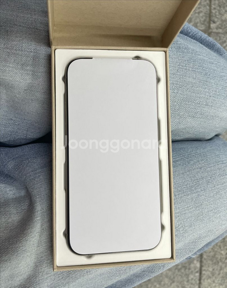 아이폰 프로 15 256 애플케어로 교체--1