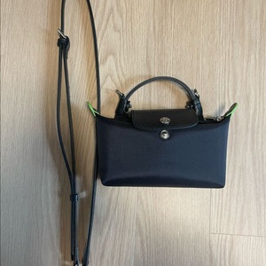 롱샴 르플리아쥬 미니백 정품 네오그린