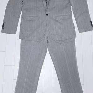 남성 그레이 스트라이프 정장세트 (3XL)
