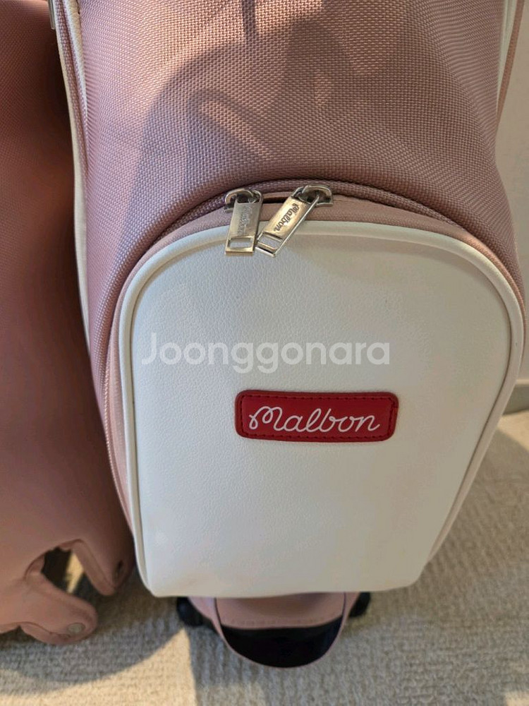 국내당일무료발송 말본골프백 캐디백 트롤리 바퀴형 신상--5