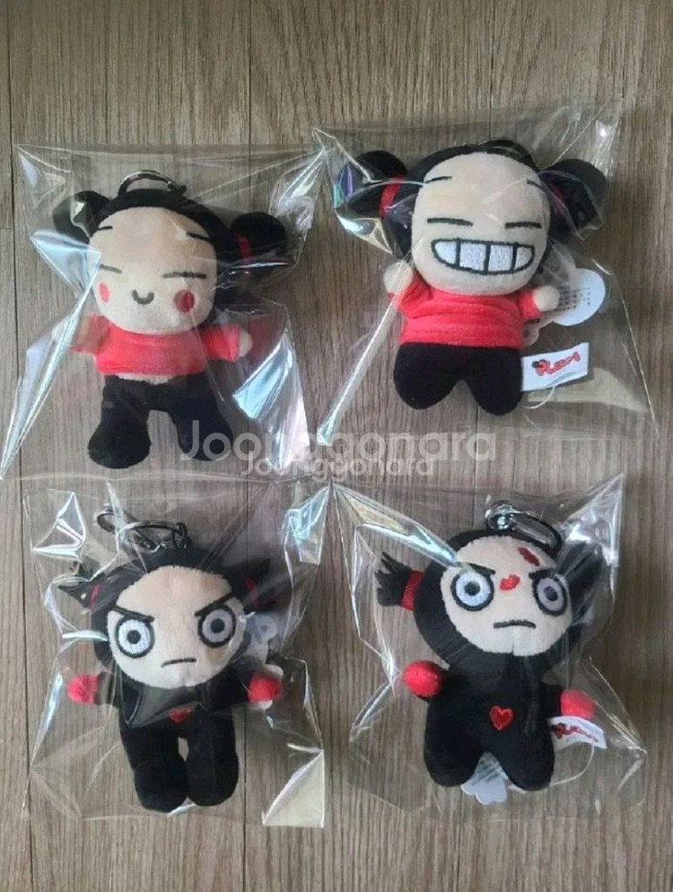 뿌까 가루 인형 키링 키홀더 가방고리 4종 9cm--4