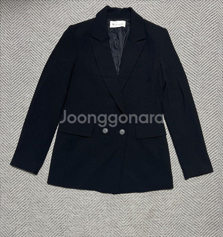 잇미샤 it MICHAA 블랙 블레이저 자켓 정품--0