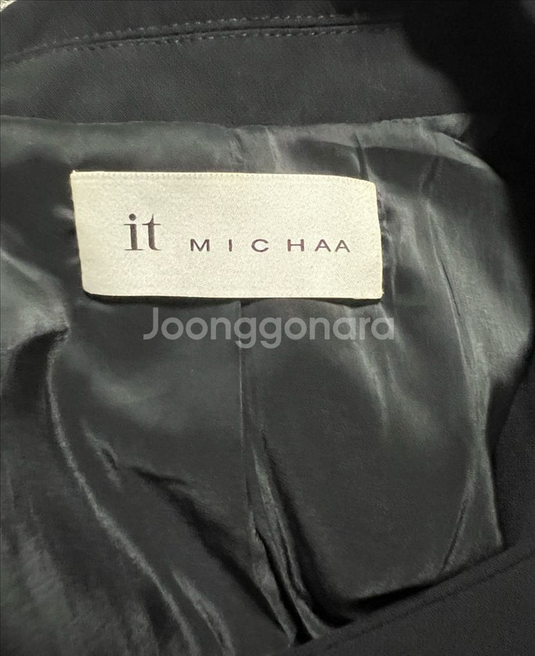 잇미샤 it MICHAA 블랙 블레이저 자켓 정품--2