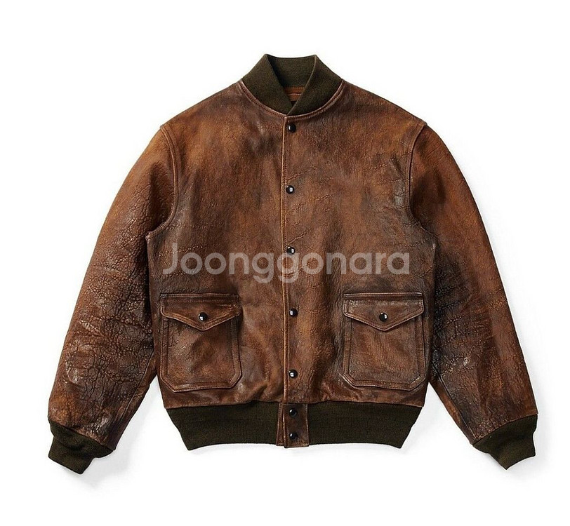 RRL 더블알엘 A1 리버시블 플라이트 레더 자켓 L--0