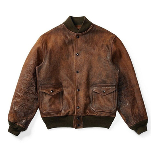 RRL 더블알엘 A1 리버시블 플라이트 레더 자켓 L
