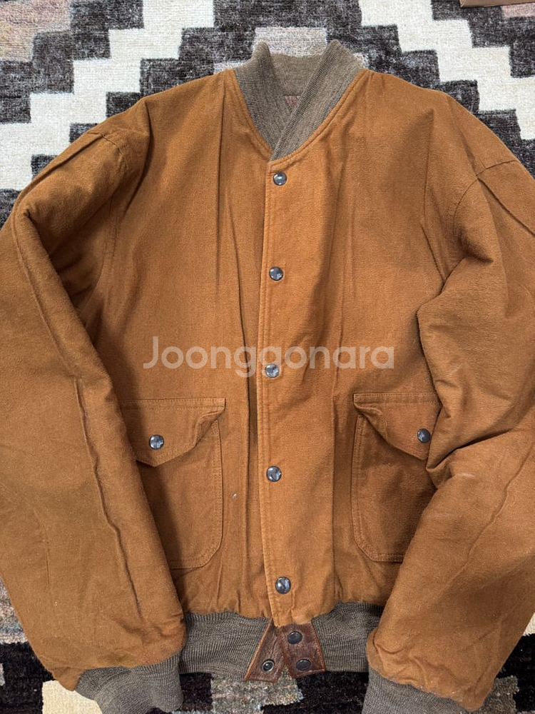 RRL 더블알엘 A1 리버시블 플라이트 레더 자켓 L--6