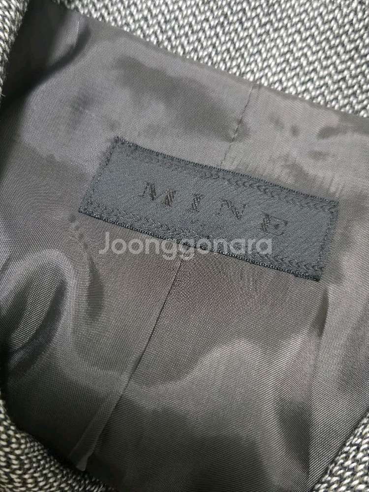 마인 울 실크 혼방 자켓--3