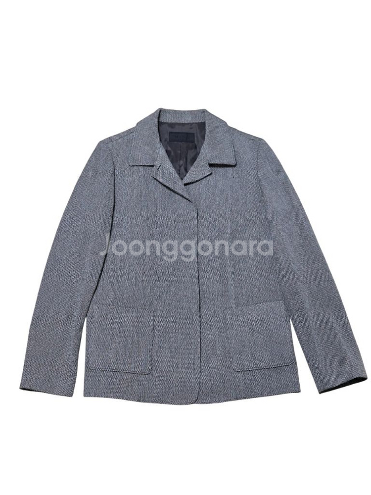 마인 울 실크 혼방 자켓--0