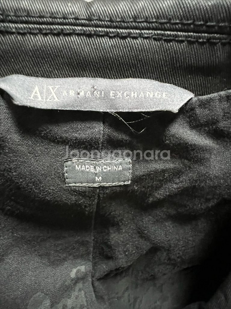 아르마니 익스체인지 블랙 정장 자켓--2