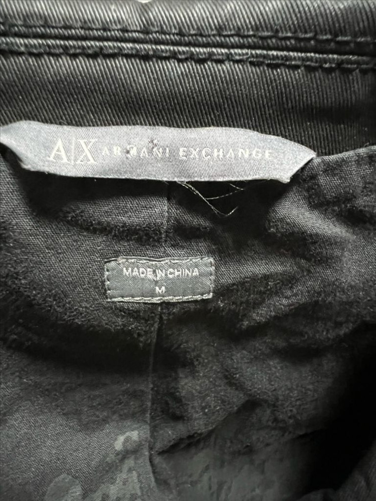 아르마니 익스체인지 블랙 정장 자켓 이미지