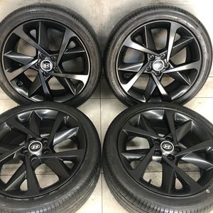 쏘나타DN8 센슈어스 19인치 블랙 휠 타이어