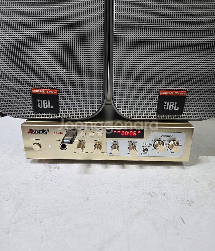 SA-50 앰프 1대 + JBL 스피커 2대 팝니다--1