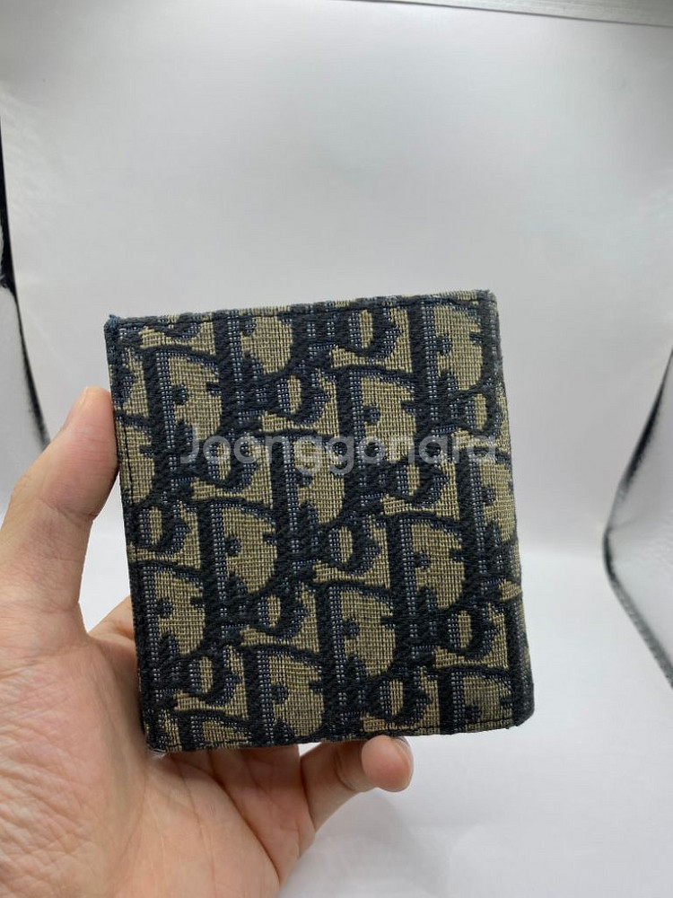 [OS] 디올 오블리크 반지갑 베이지--2