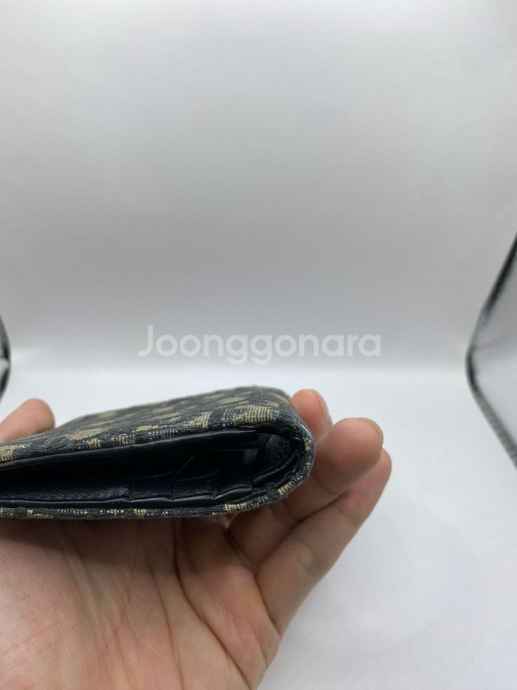 [OS] 디올 오블리크 반지갑 베이지--6