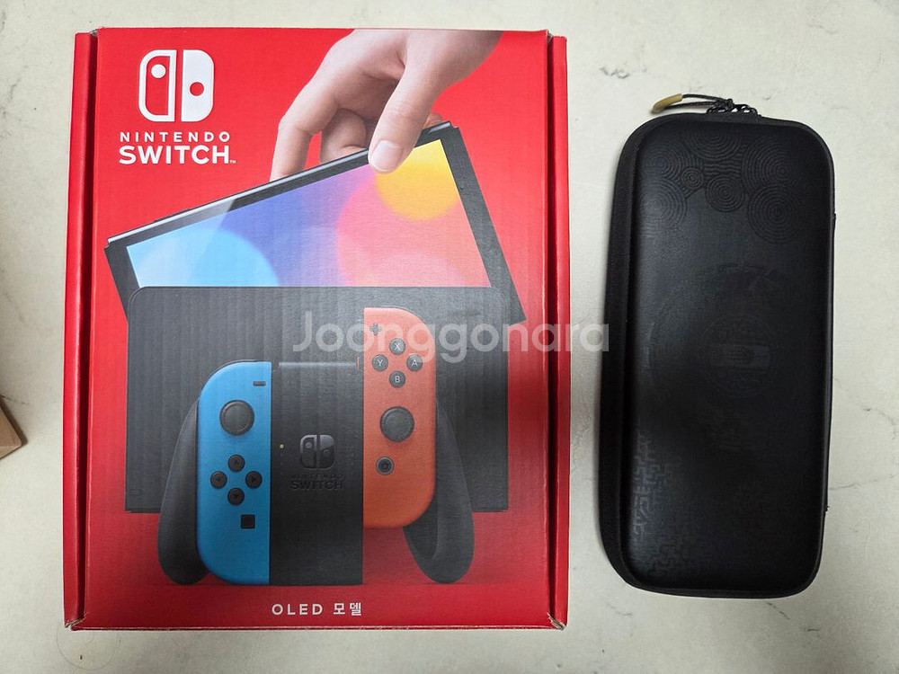 닌텐도스위치oled팝니다 박스풀--1