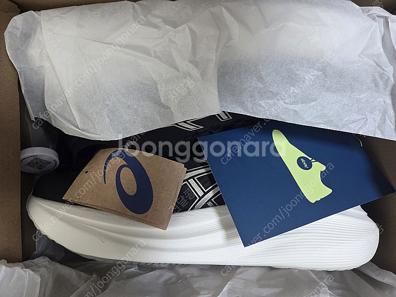 아식스 젤 님버스 27 블랙 화이트 285--1