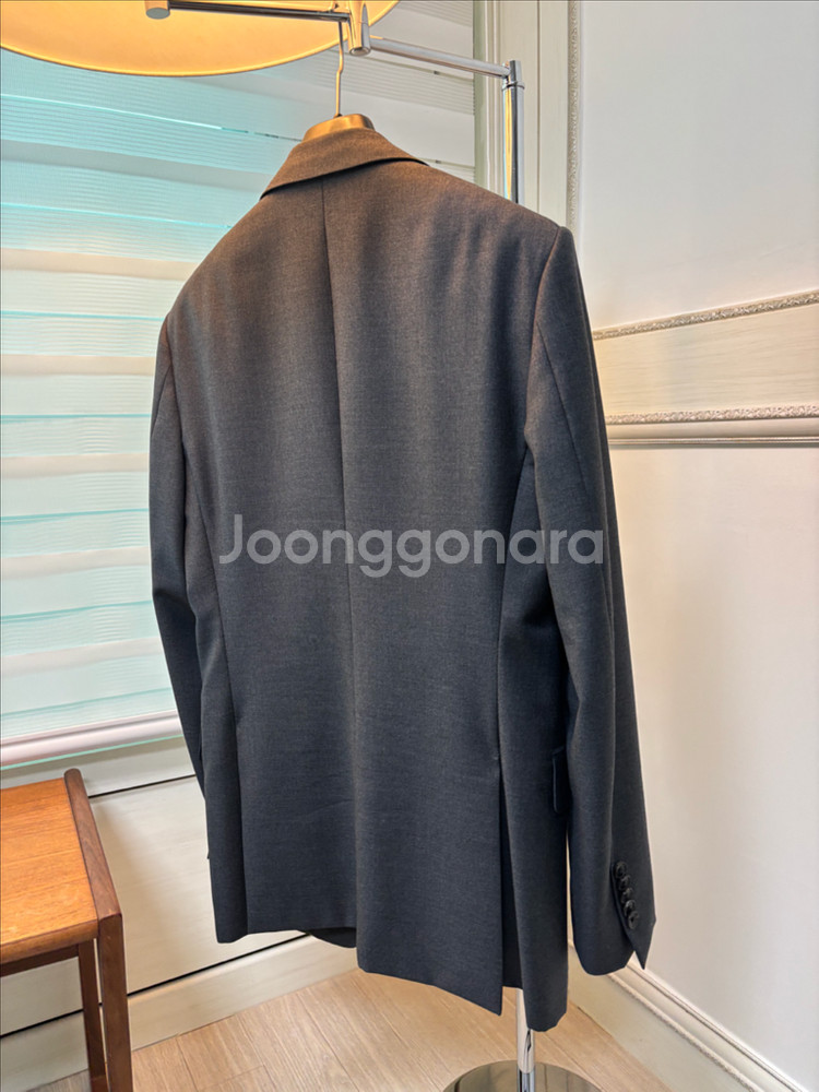 타임옴므 다크그레이 수트 정장 이태리제냐원단 95~10--13