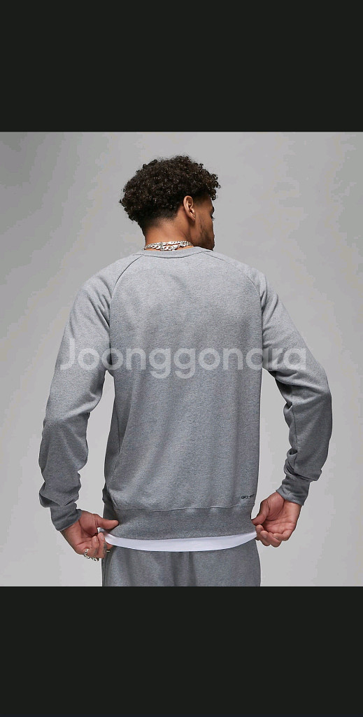 조던 DRI-FIT 회색 맨투맨 새상품 팝니다.--2
