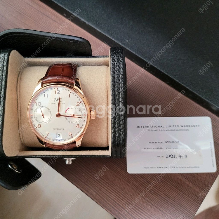 IWC 포르투기저 세븐데이즈 금통부엉이 IW500701--0