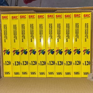 비디오 VHS 새제품 공테이프 미개봉
