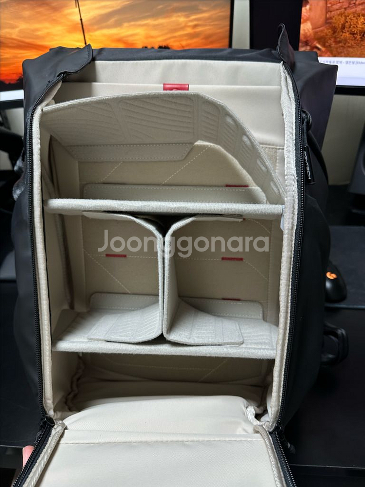 피지테크 원고 에어 카메라 백팩 20L팝니다!--2