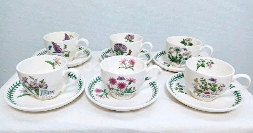 영국포트메리온 보타닉가든 신형 계절찻잔 ( 6셋트값 새--0