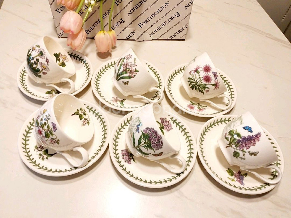 영국포트메리온 보타닉가든 신형 계절찻잔 ( 6셋트값 새--3