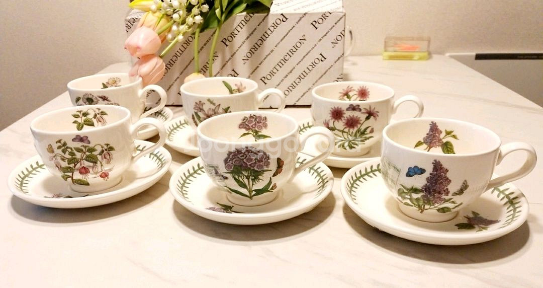 영국포트메리온 보타닉가든 신형 계절찻잔 ( 6셋트값 새--4