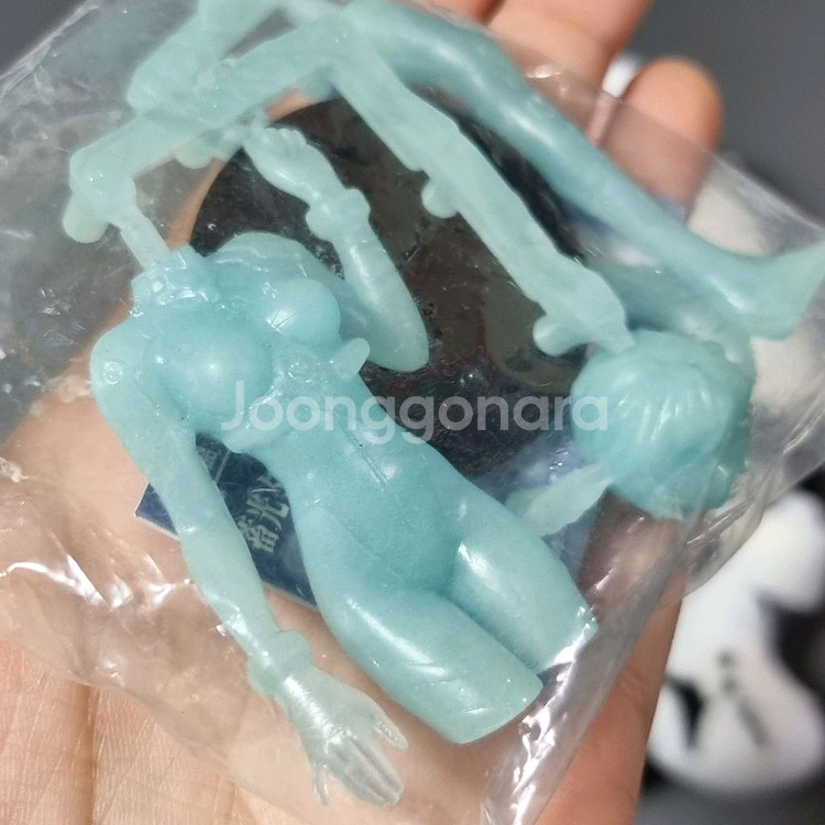 에반게리온 양산형 인형 아야나미레이 형광 미니 피규어--7