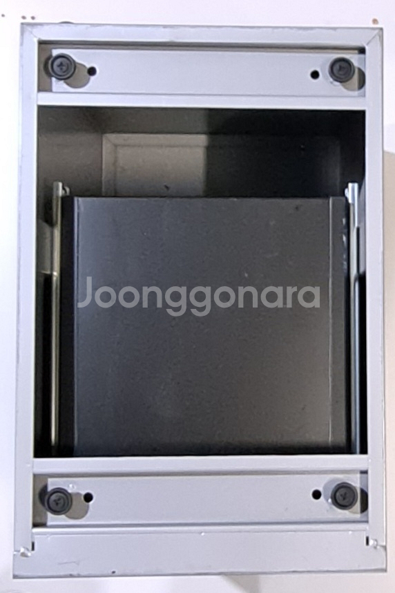 허먼밀러 POSH 3단 철제 서랍장 (회색, 무바퀴)--1