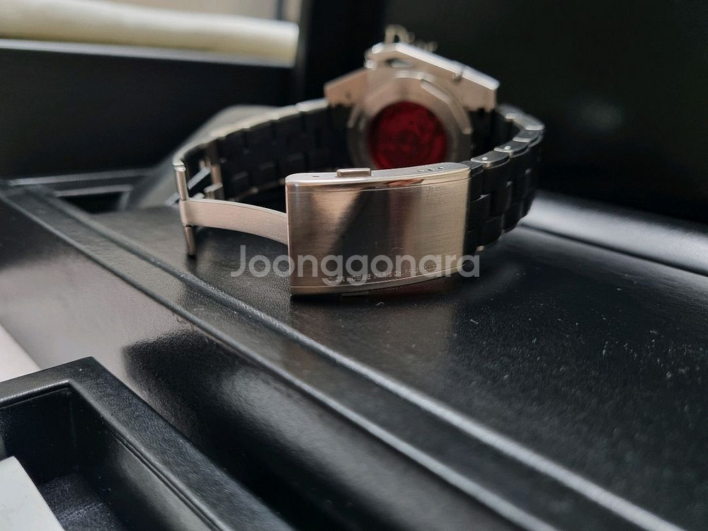 디올옴므 쉬프르루즈 블랙타임 다이버 워치 42mm--7