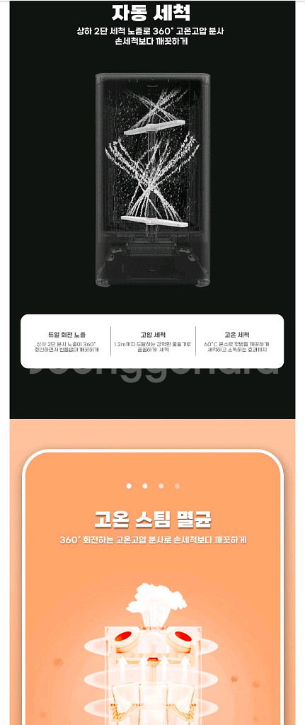 델리팬 젖병세척소독기 미개봉 새상품(세척,스팀,건조,보--5