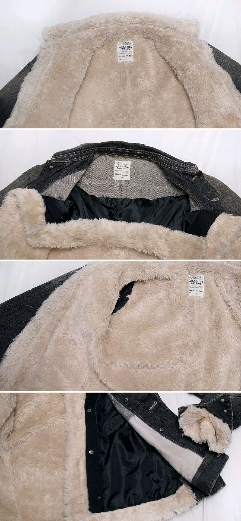 니콜클럽포맨 재팬 양털 라이너 워싱 트러커 자켓 48--6