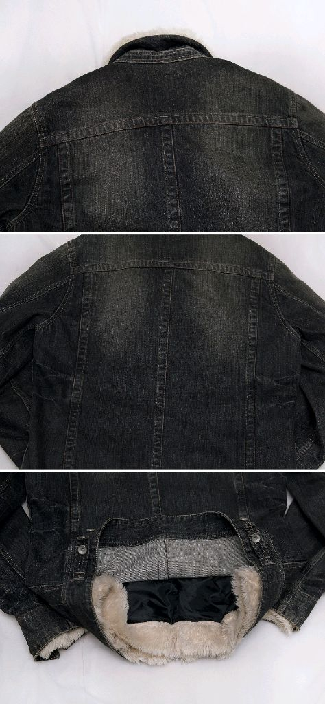 니콜클럽포맨 재팬 양털 라이너 워싱 트러커 자켓 48--5