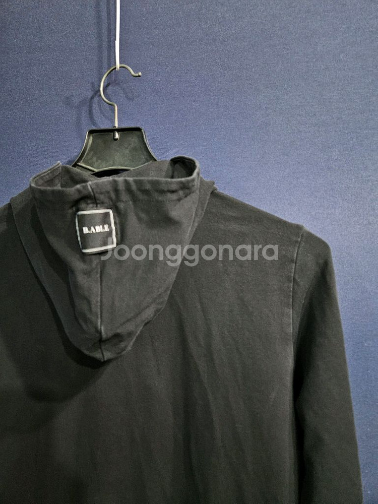 하이드로겐 블랙컬러 남성 슬림핏 100~105 후드집업--8