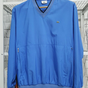 라코스테 남성 바람막이 95 간절기 브이넥 k15