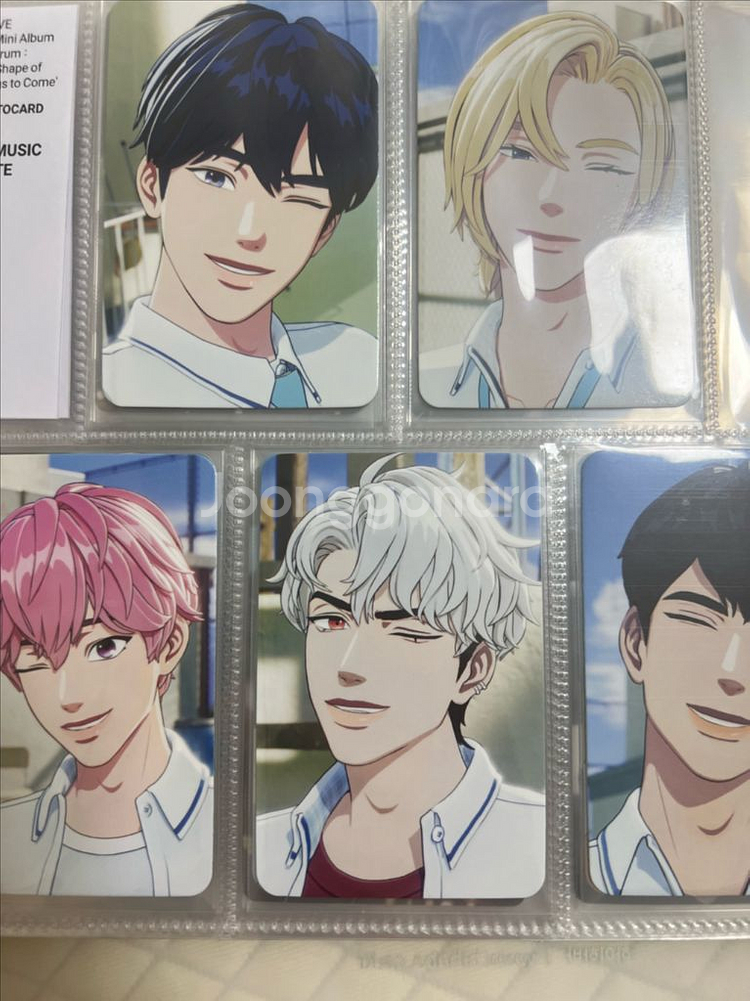 플레이브 여섯번째여름 포카 앨범포카 미공포 전부--5