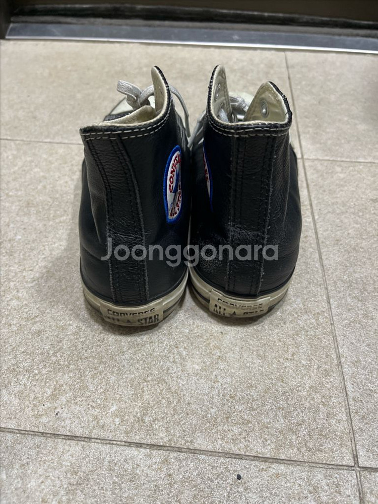 컨버스 올스타 레더 하이 블랙 250--3