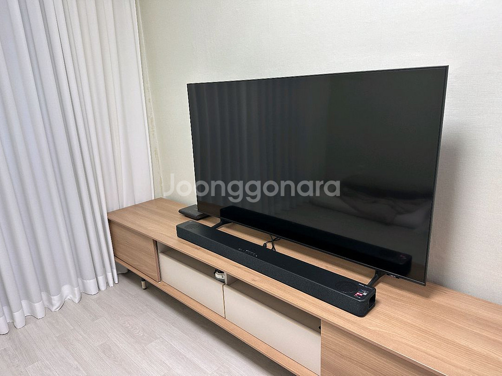 삼성 TV + 사운드바+ 우퍼--0