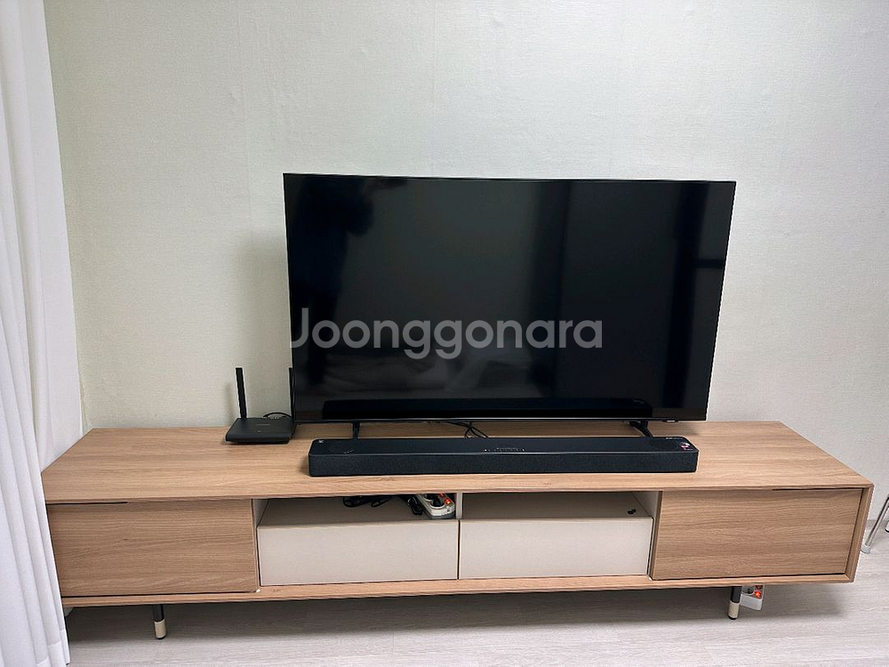 삼성 TV + 사운드바+ 우퍼--1