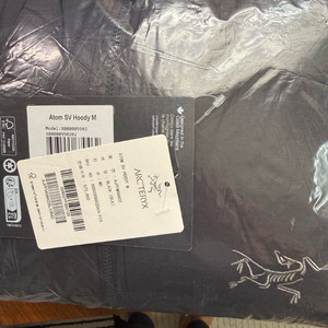 아크테릭스 2025 아톰sv 후디 블랙M 헤비웨이트
