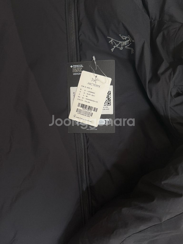 아크테릭스 2025 아톰sv 후디 블랙M 헤비웨이트--1