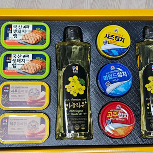 엘지생활 햄복합 세트 참치캔 햄 카놀라유