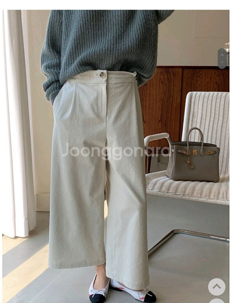 새상품)보웬 코듀로이 쁘띠턱 골덴 팬츠--2