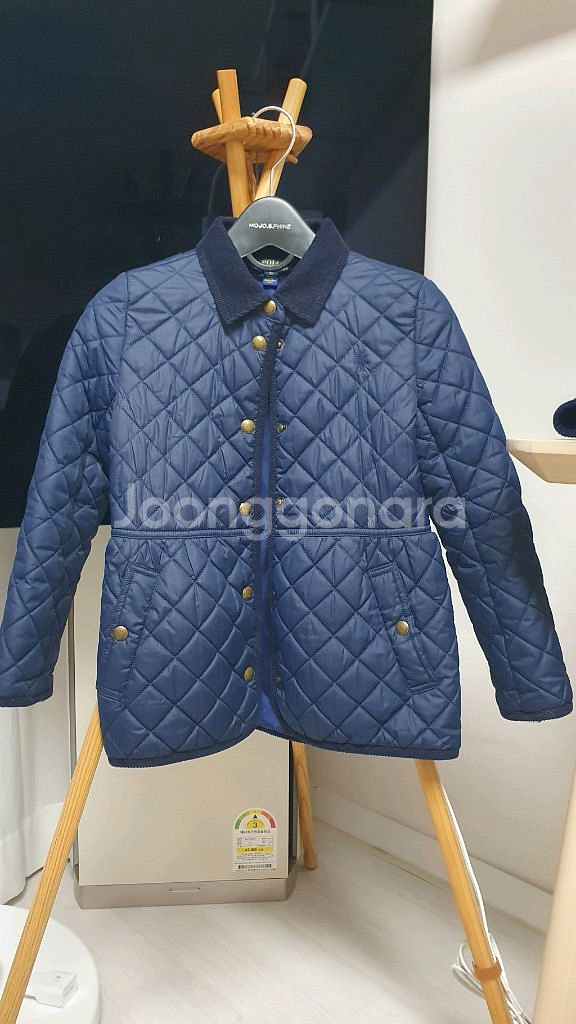 폴로 키즈 퀼팅 패딩 자켓 6X 6세 7세 초1--0