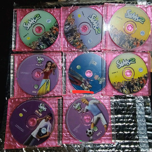 심즈 2 게임 cd 일괄세트