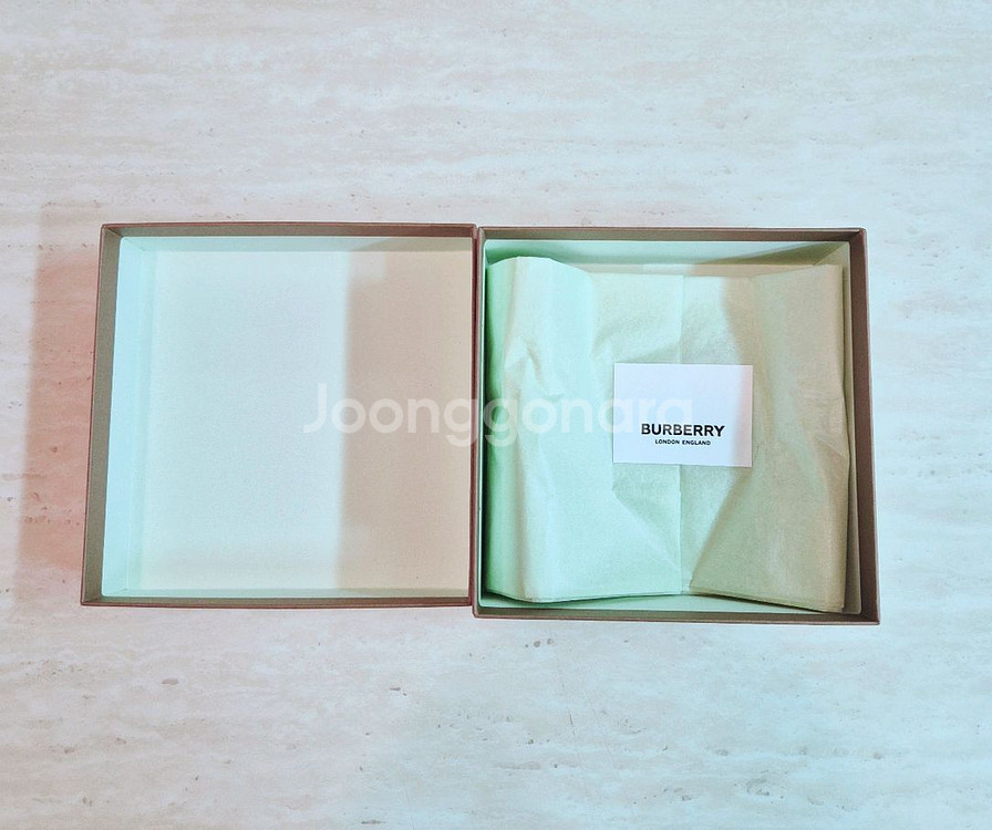 [백화점정품]버버리 쇼핑백+박스+리본 set,버버리--4