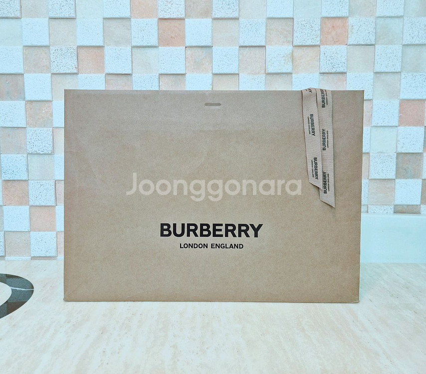 [백화점정품]버버리 쇼핑백+박스+리본 set,버버리--5