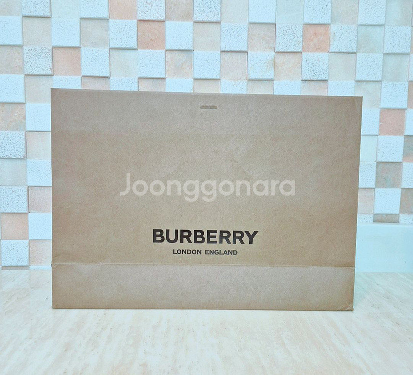 [백화점정품]버버리 쇼핑백+박스+리본 set,버버리--6